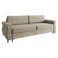 SCHLAFSOFA Berne - Beige/Schwarz, Holz/Kunststoff (238/92/95cm) - MIRJAN24