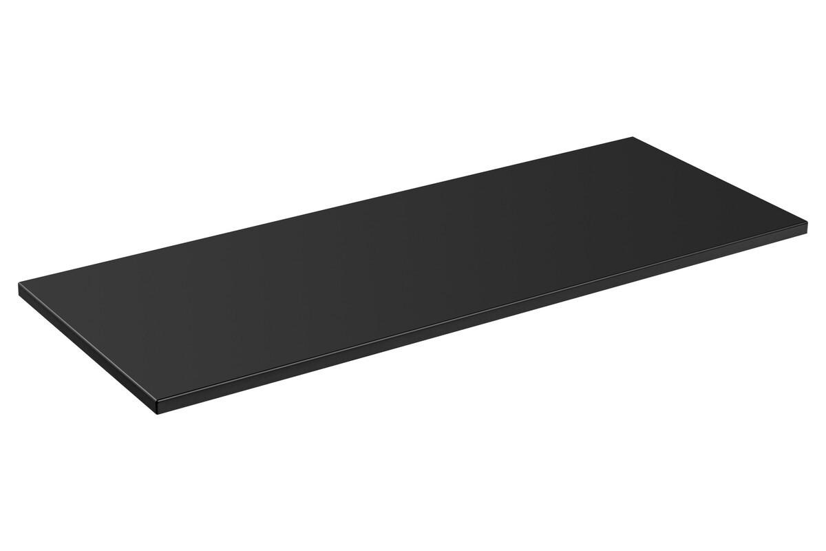 BADMÖBEL-SET 7 Teile - Adel Black A BM52 in Schwarz / Matt - Schwarz, Holz (120/140/46cm)