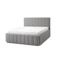 POLSTERBETT Quadro Grande 180x200 in Siena Gray - Grau, Holz (180/200cm) - Letti Moderni