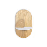 NACHTTISCH SLIM ALBA mit versteckter Aufbewahrung - Eichefarben/Naturfarben, Holz (35/62/28.5cm) - Woodendot