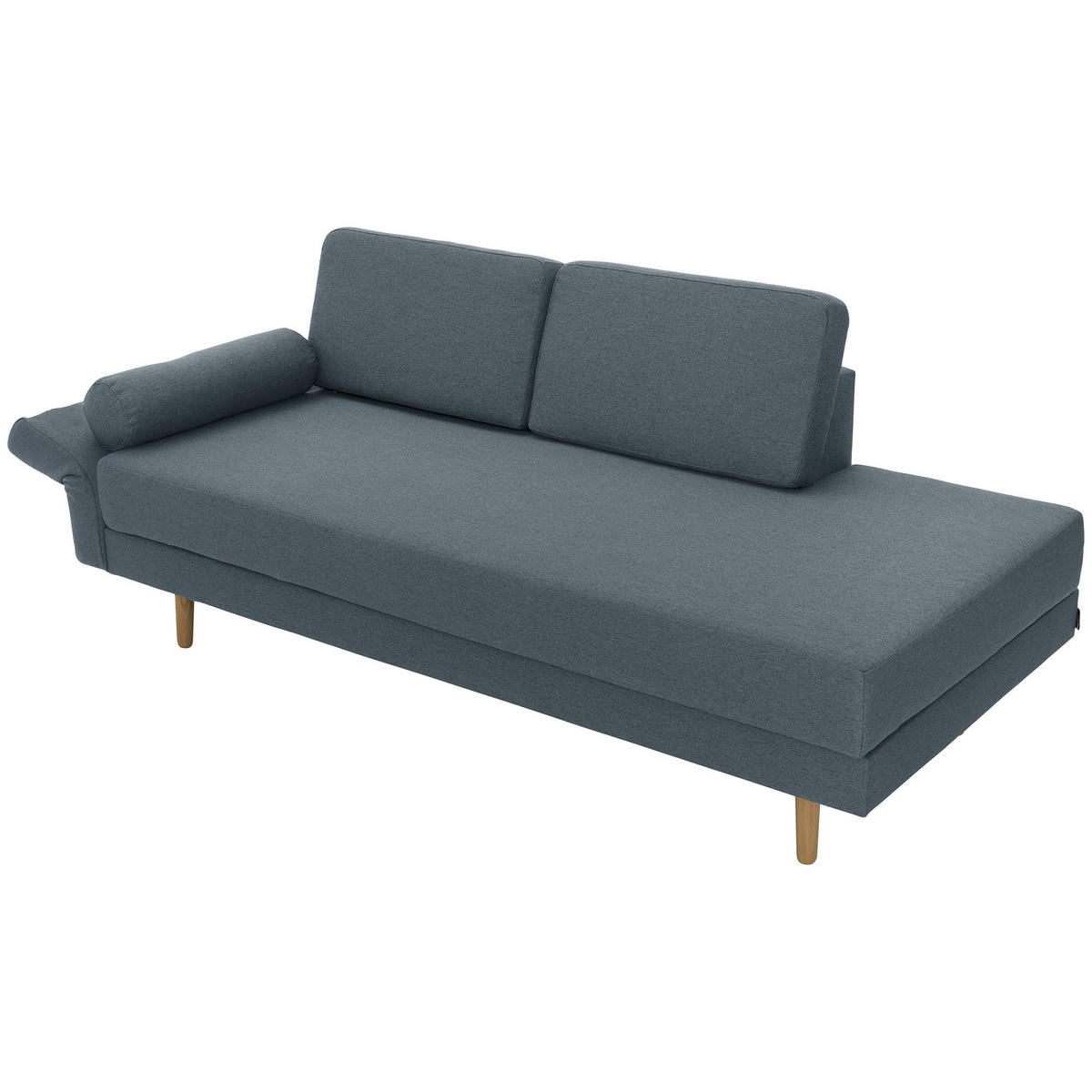 RECAMIERE Armlehne links Keara Flachgewebe blau-grau - Blaugrau, Kunststoff (190/87/81cm) - 58aufmkessel