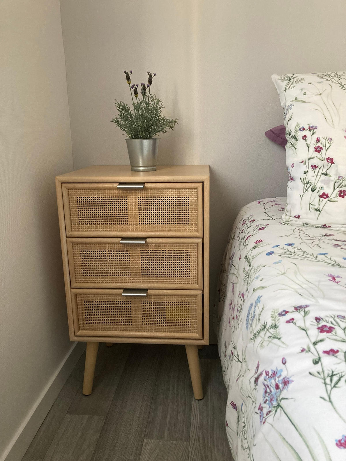 NACHTTISCH Rechteckig Braun 42 x 36 x 71 cm - Braun, Holz (42/71/36cm) - Nordlys