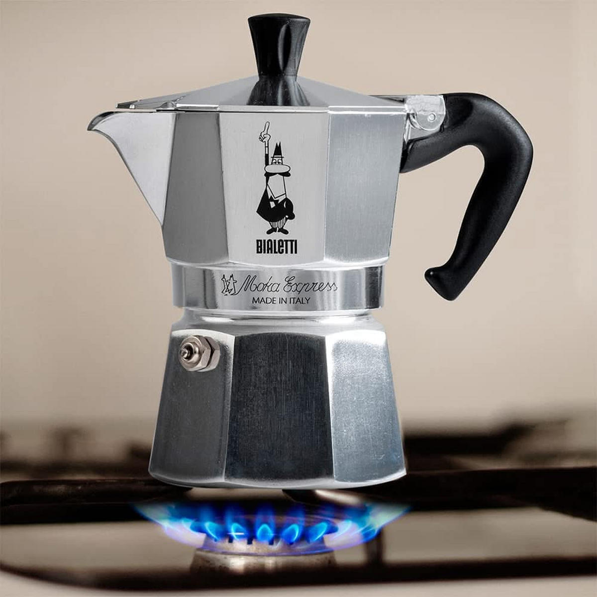 PERKOLATOR Percolator Moka Express 1 Tassen - Silberfarben, Metall (2/13/12cm) - Bialetti