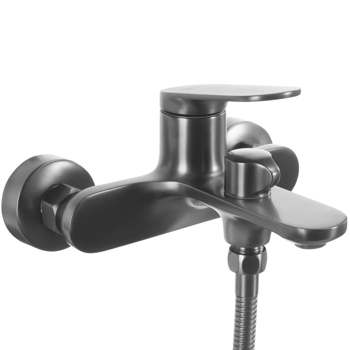 WANNENARMATUR Rea Marco Gun Grey - Titanfarben, Metall (15/11.5/19cm) - REA