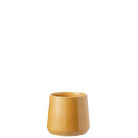 BLUMENTOPF RUND - Töpferei - Gelb - S - 2er set - Ø 17 cm - Gelb, Keramik (17/17cm) - J-Line