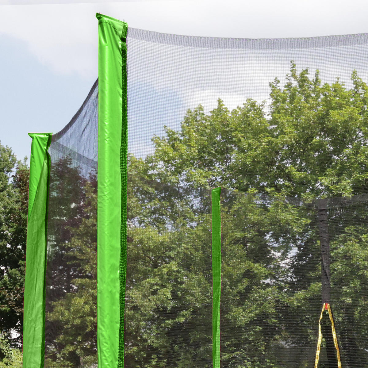 SICHERHEITSNETZ Trampolin 305 cm Grün - Grün, Kunststoff (366/366cm) - JAWINIO