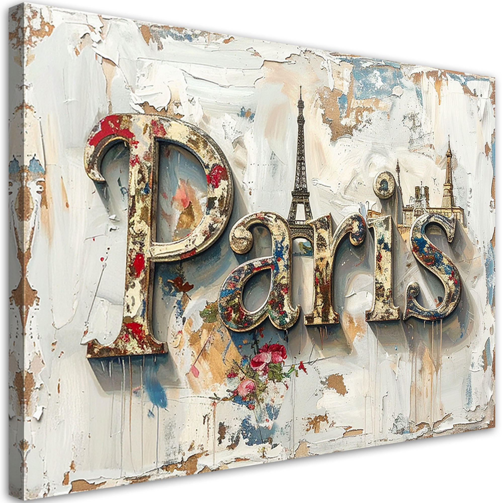 LEINWANDBILD Inschriften und Zitate 100x70cm - Beige, Textil (100/70cm) - Feeby