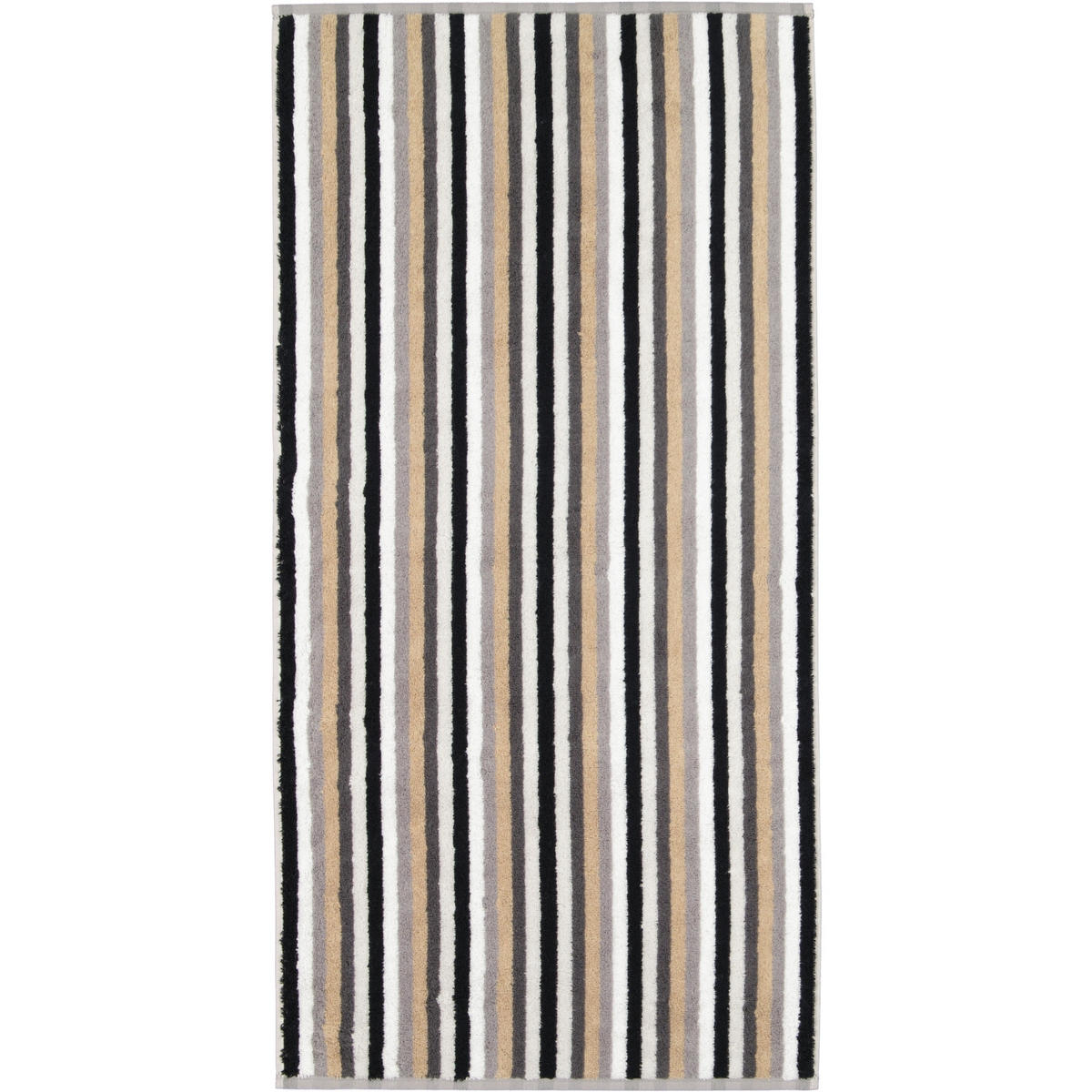 WASCHLAPPEN SHADES STREIFEN 6235 STEIN - 77 - Grau, Textil (16/22cm) - Cawoe