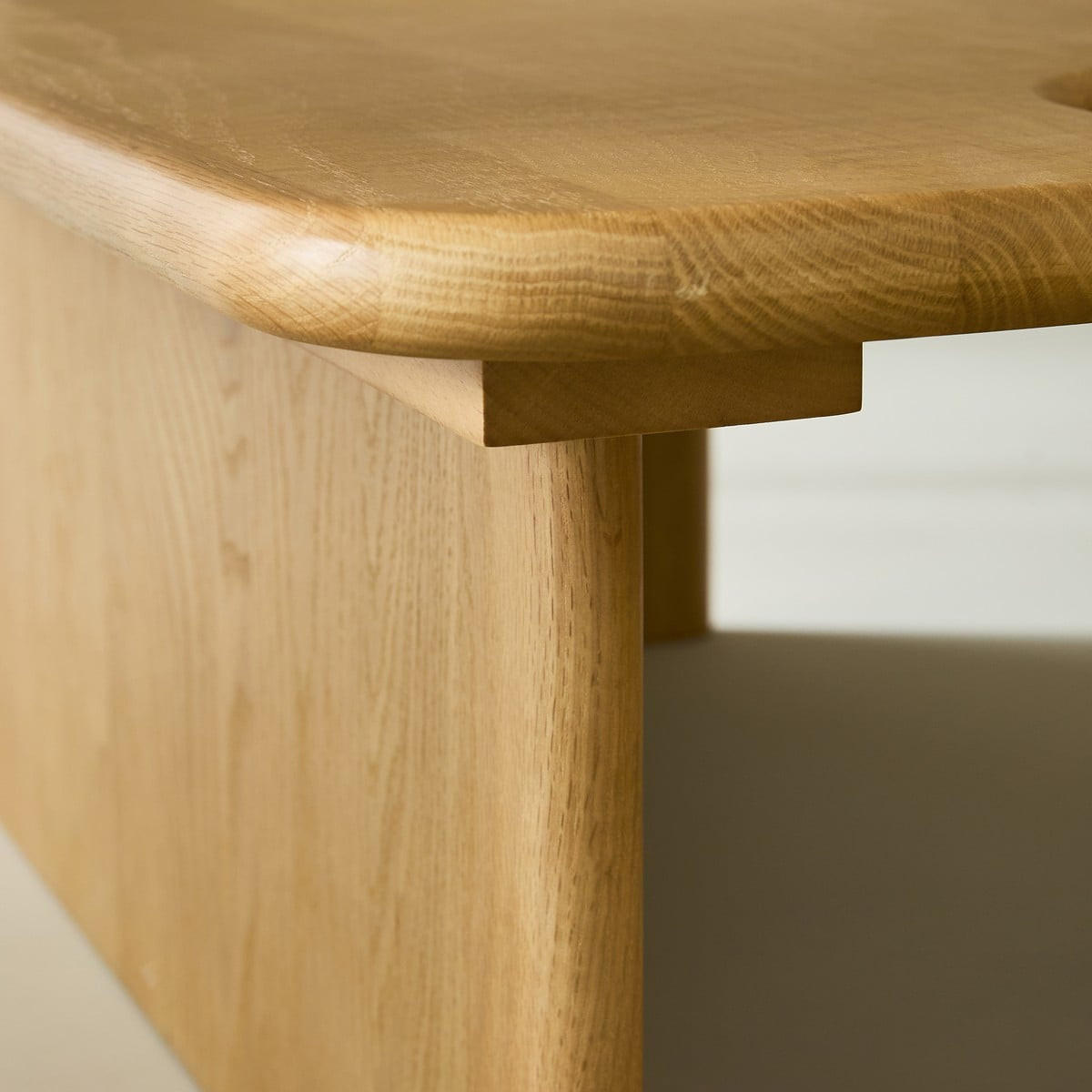 COUCHTISCHE Massivholz 35/96/45/55 cm - Eichefarben, Holz (60/96/55cm) - Signature