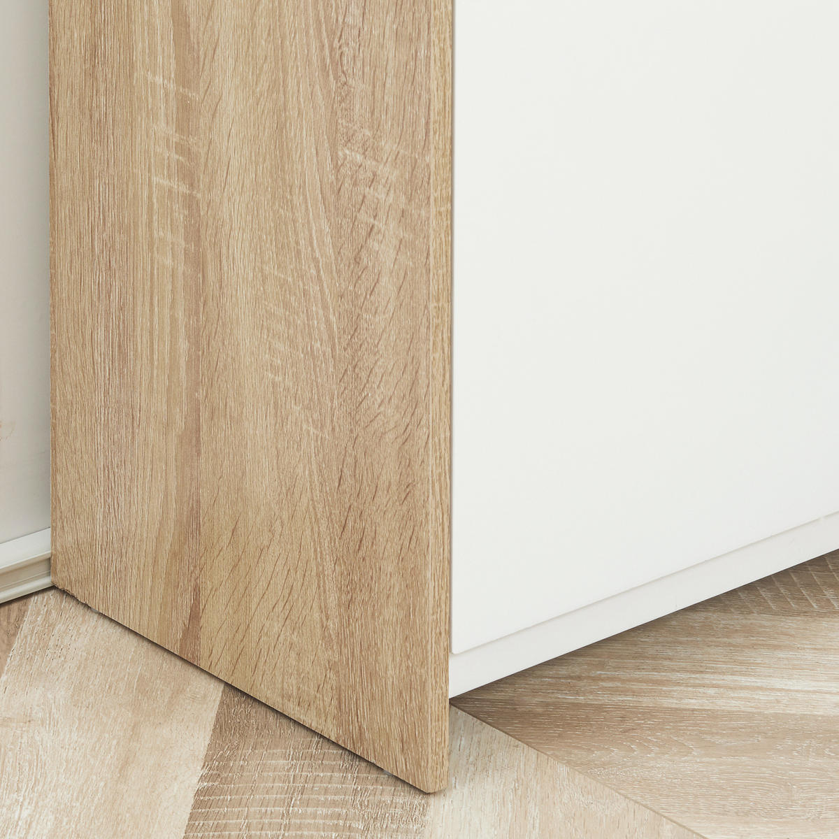 MIDISCHRANK DE-12540 60/30/90 cm Weiß - Weiß, Holzwerkstoff (30/90/60cm) - ComfortXL