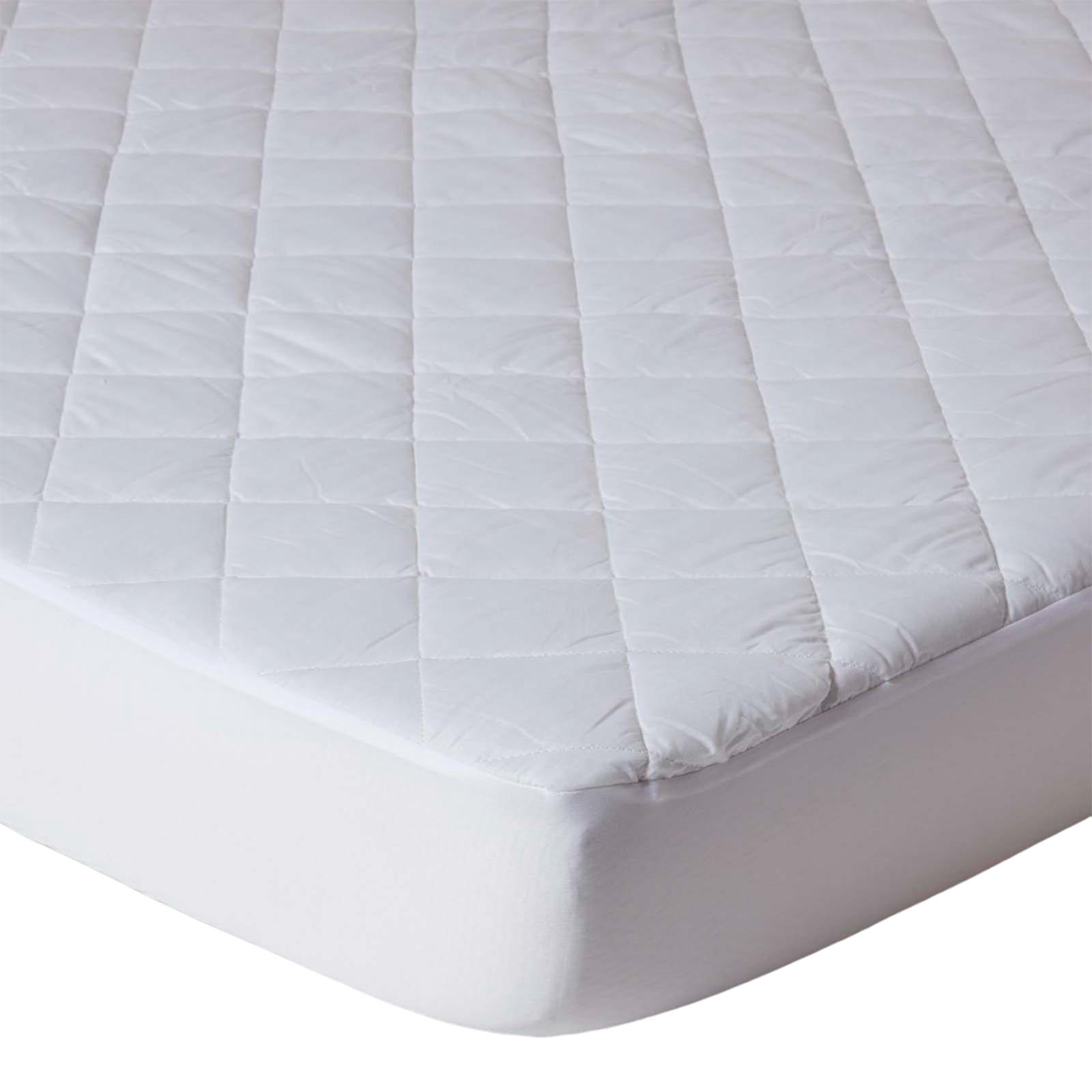 MATRATZENSCHONER wasserdicht & gepolstert, 160/200 cm - Weiß, Textil (160/200cm) - Homescapes