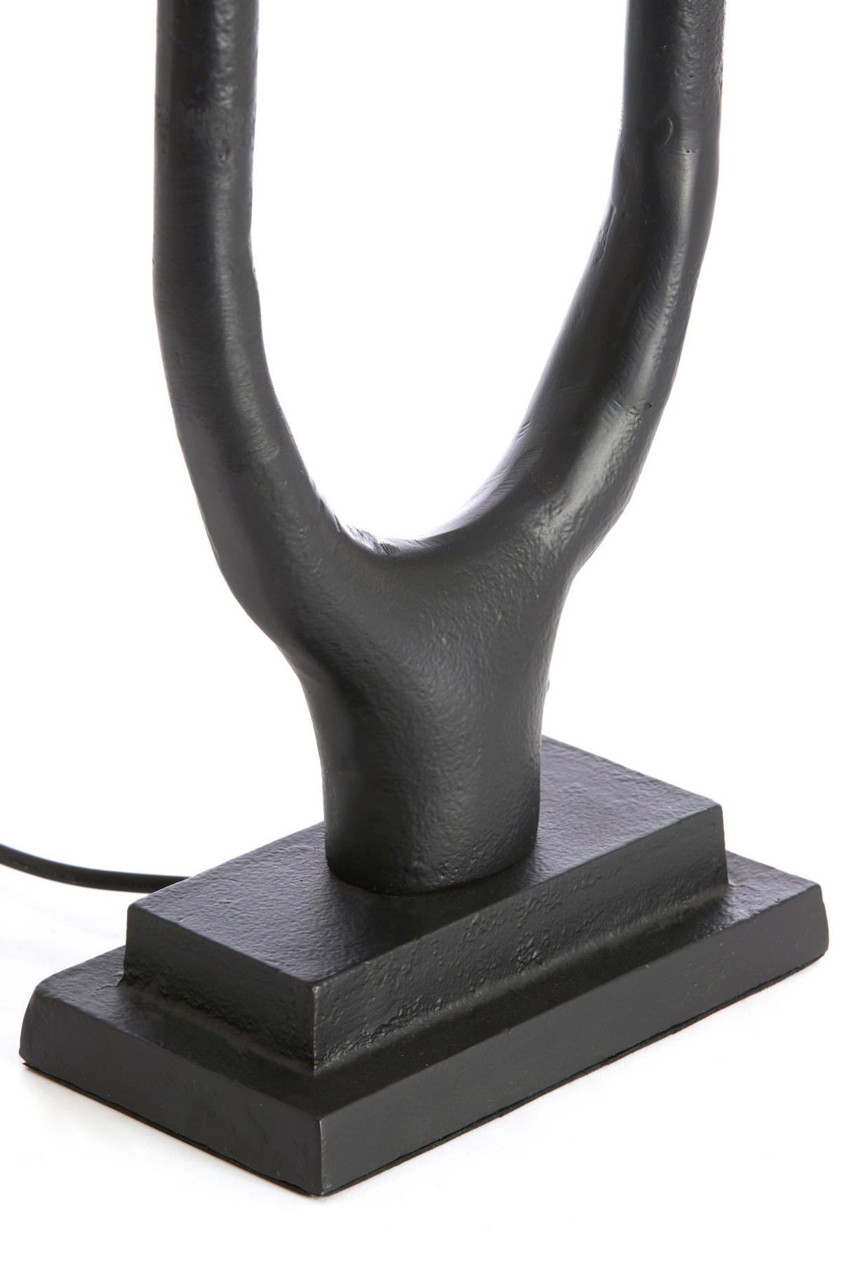 LAMPENFUSS Gavi Schwarz Ø20/65 cm - Schwarz, Metall (20/11/65cm) - Light & Living