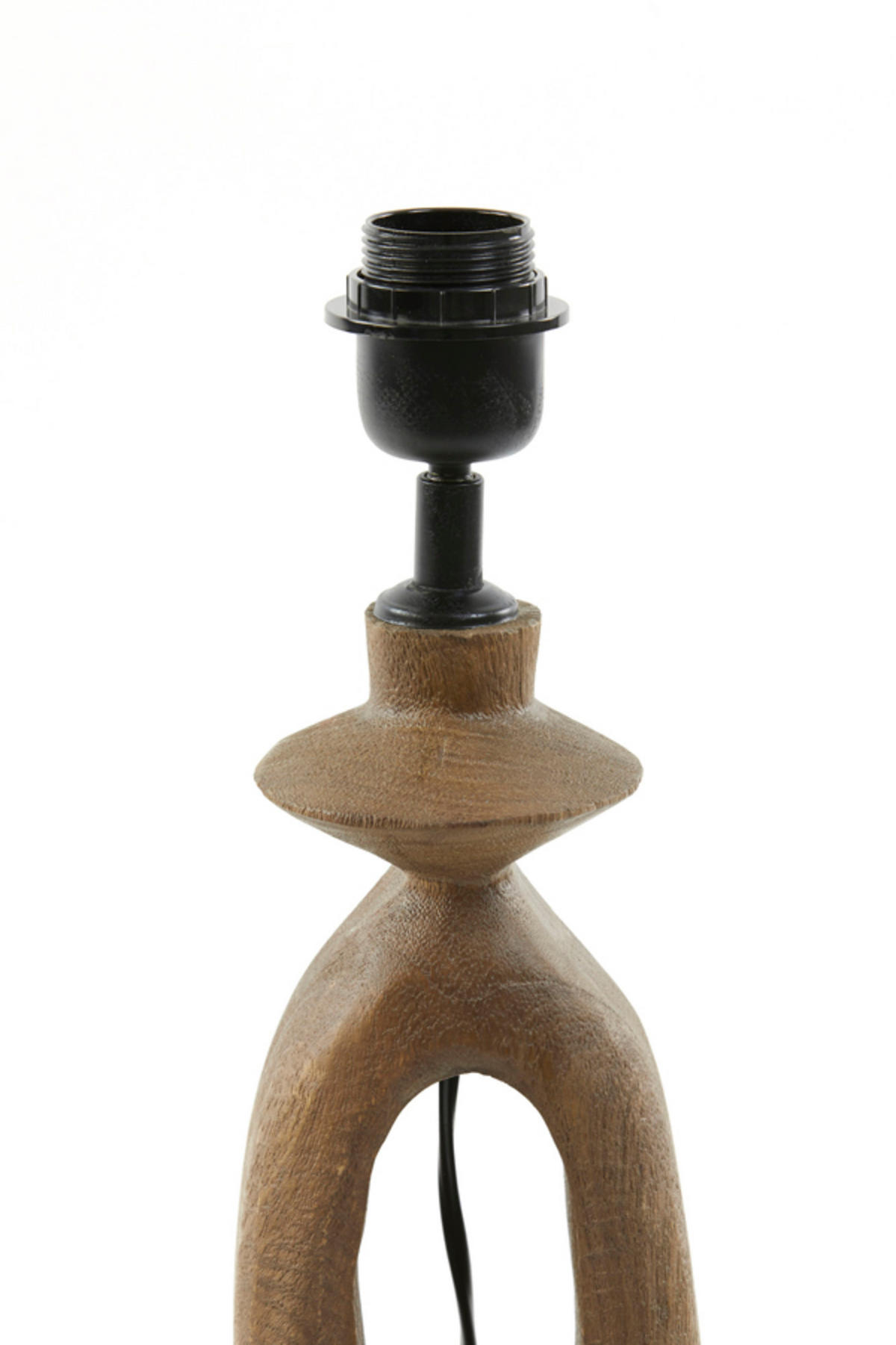 LAMPENFUSS Django Braun 11/9/45 cm - Braun, Holz (11/9/45cm) - Light & Living