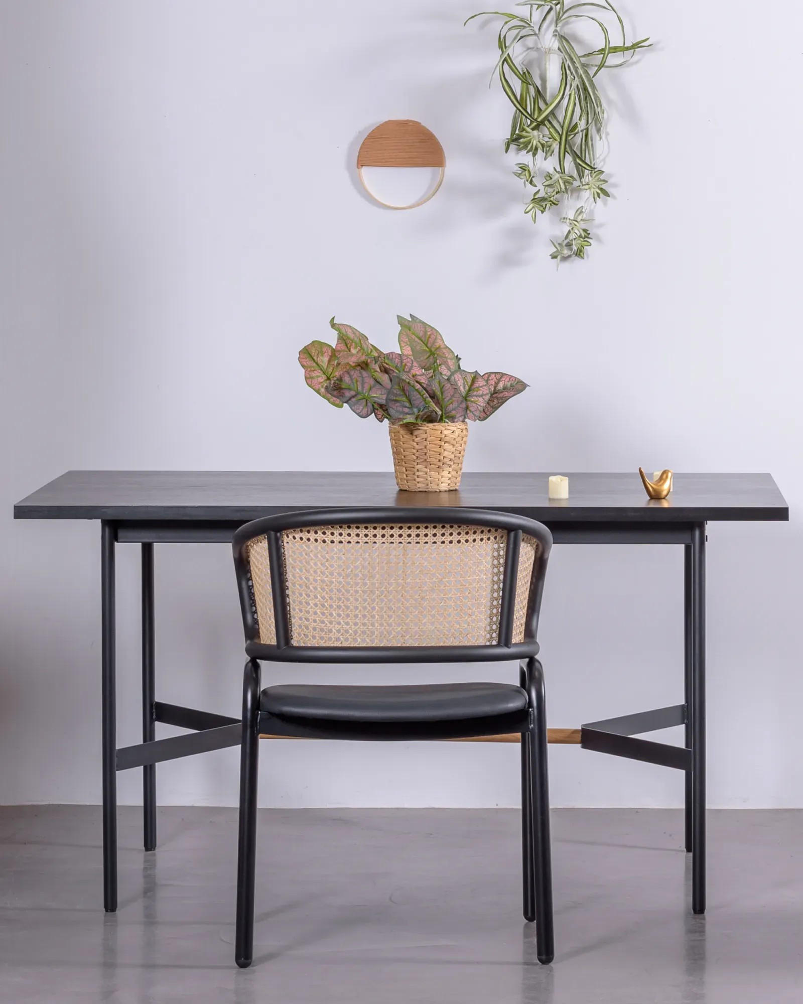 ESSTISCH Rechteckig Schwarz 80/140/75 cm - Schwarz, Holz (80/140/75cm) - Nest Dream