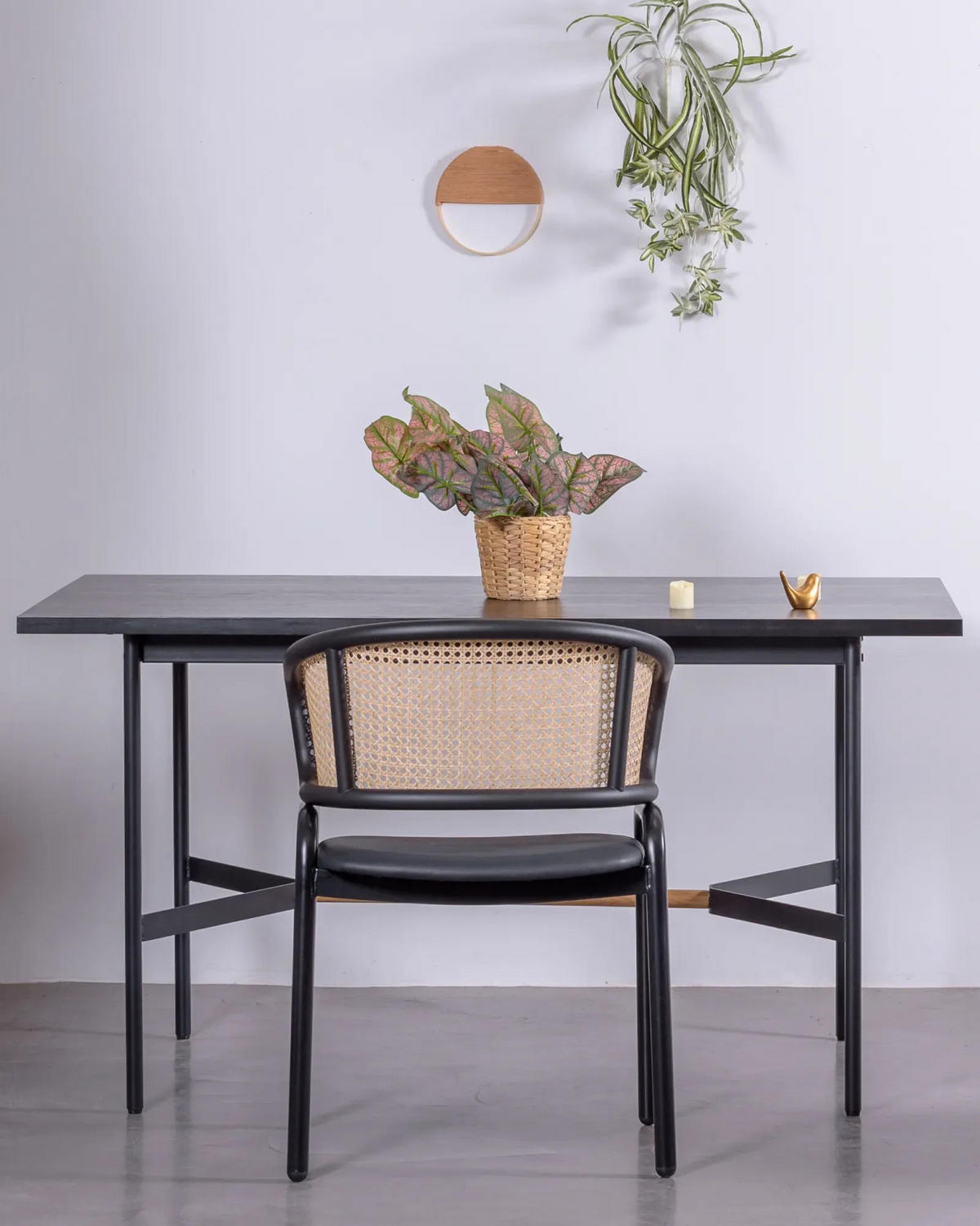ESSTISCH Rechteckig Schwarz 80/140/75 cm - Schwarz, Holz (80/140/75cm) - Nest Dream