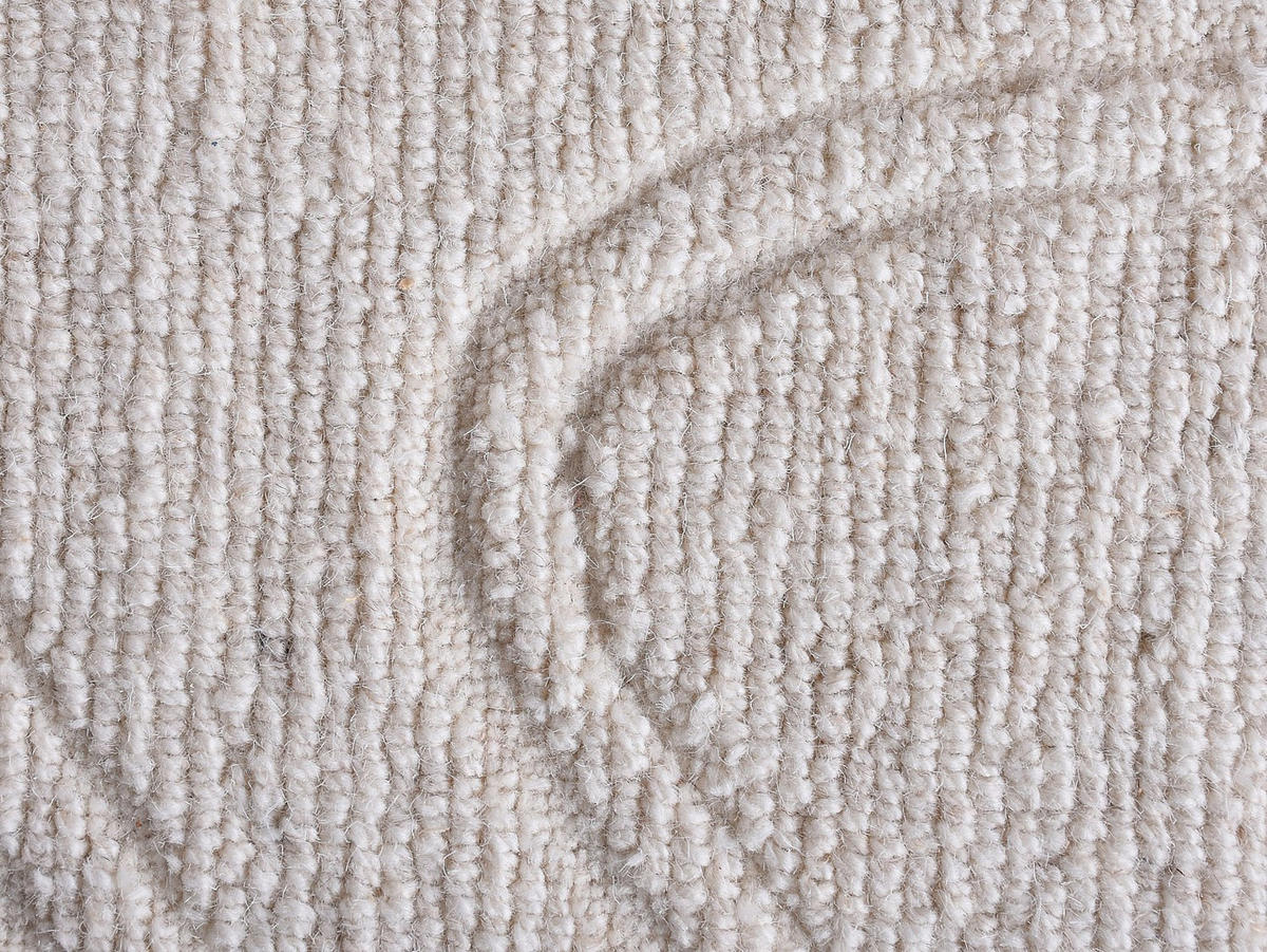 WOHNZIMMERTEPPICH - 160 cm x 230 cm - Stoff, Stoff - Elfenbeinfarben CELESTIA - Weiß, Textil (160/230cm) - Vente-Unique
