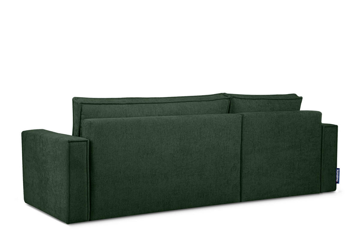 UNIVERSAL-ECKSOFA NAPI II mit Schlaffunktion, grün - Grün, Textil (246/148cm) - KONSIMO®