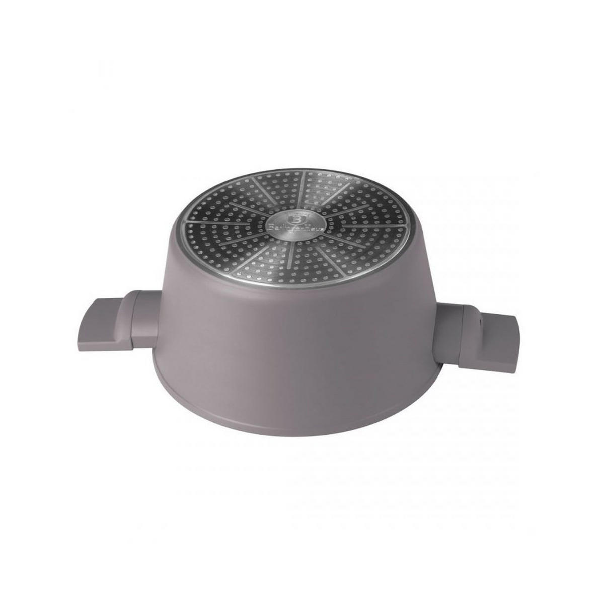 TOPF Grau 30/30/13.5 cm BH8103 - Grau, Metall (30cm) - Berlinger Haus