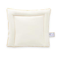 BABYKOPFKISSEN BABY Gänsedaunen leicht - Weiß, Naturmaterialien/Textil (35/40cm) - Frau Holle