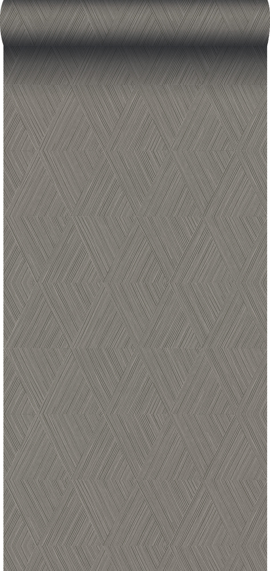 TAPETE 3D-Muster 50 x 900 cm - Grau, Papier (50/900cm) - Origin Wallcoverings