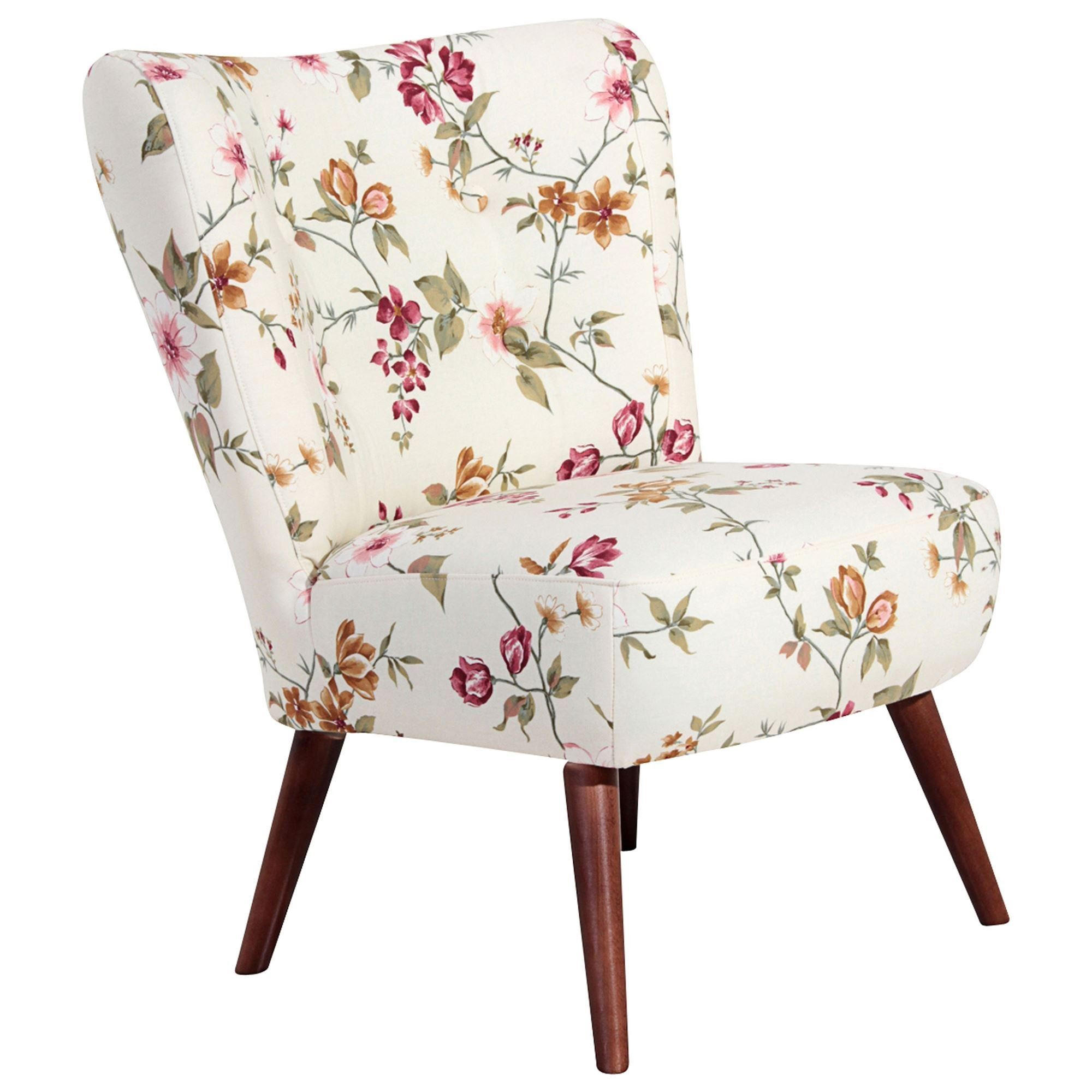 SESSEL Kassi Bezug Flachgewebe Buche nussbaum dunkel / weiß - Weiß, Kunststoff (69/80/68cm) - 58aufmkessel