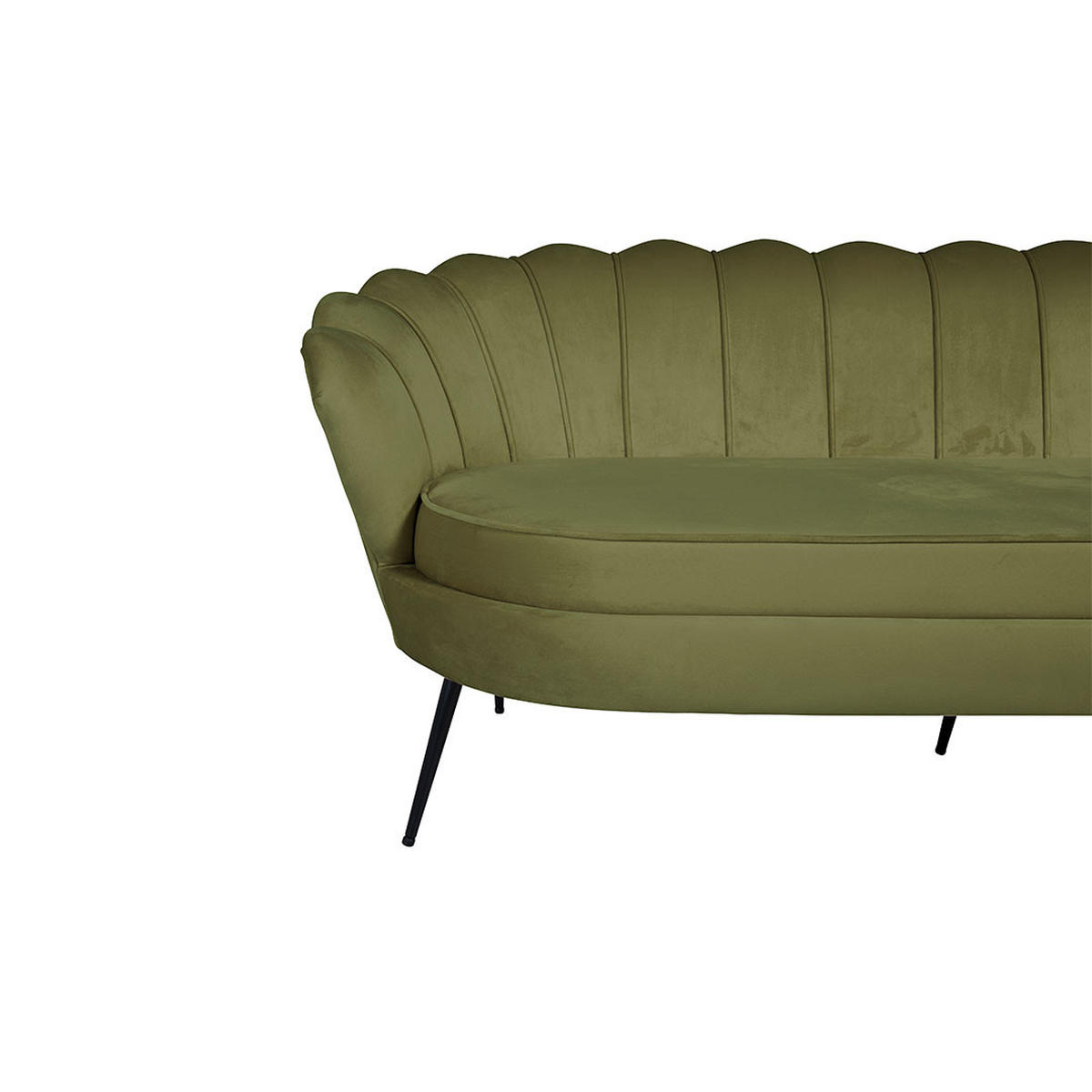 3-SITZER SOFA grün - Grün, Textil (78/79/181cm) - ebuy24