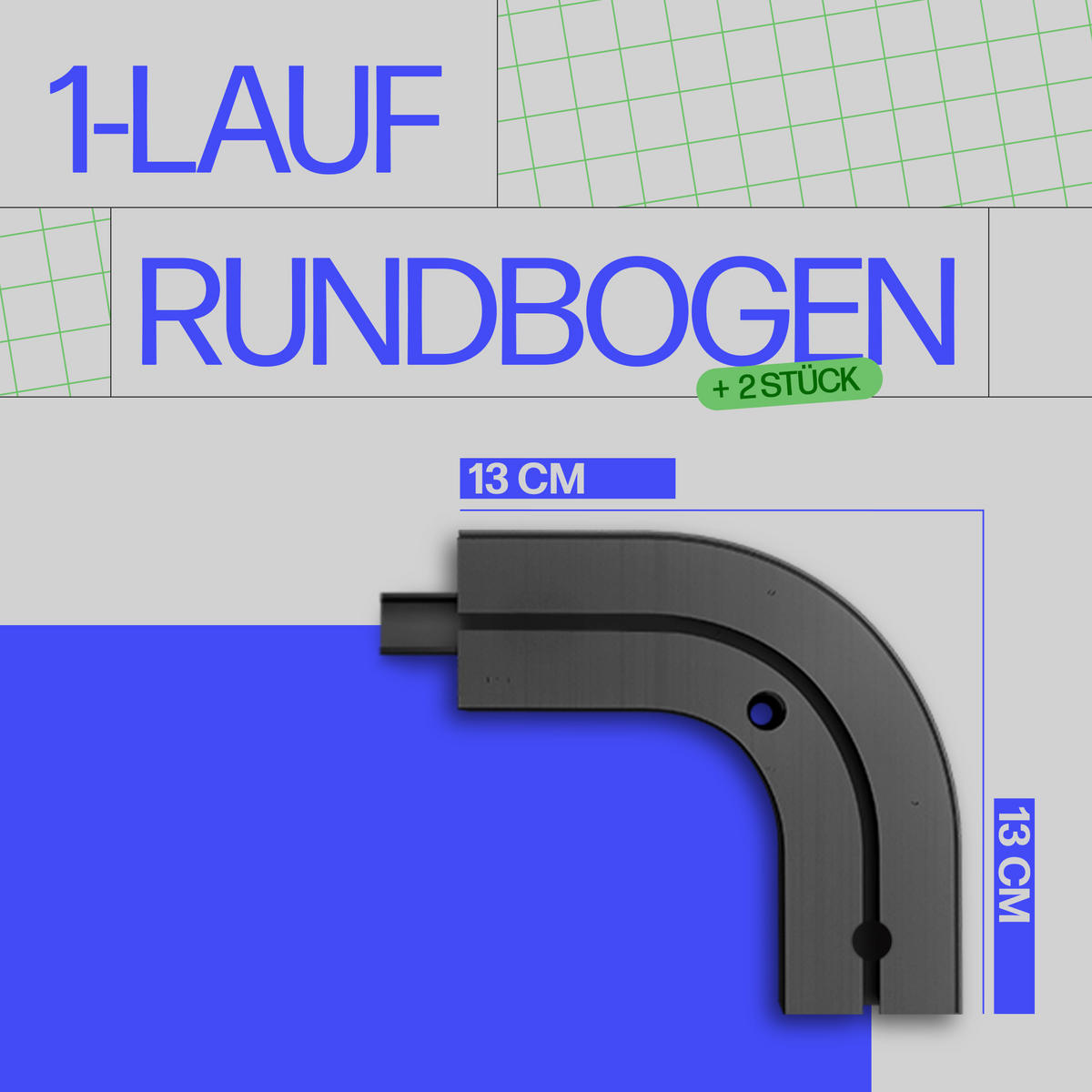 GARDINENSCHIENE inkl. Rundbögen 480cm (4x120cm) 1-läufig - Schwarz, Kunststoff (6/1.8/480cm)