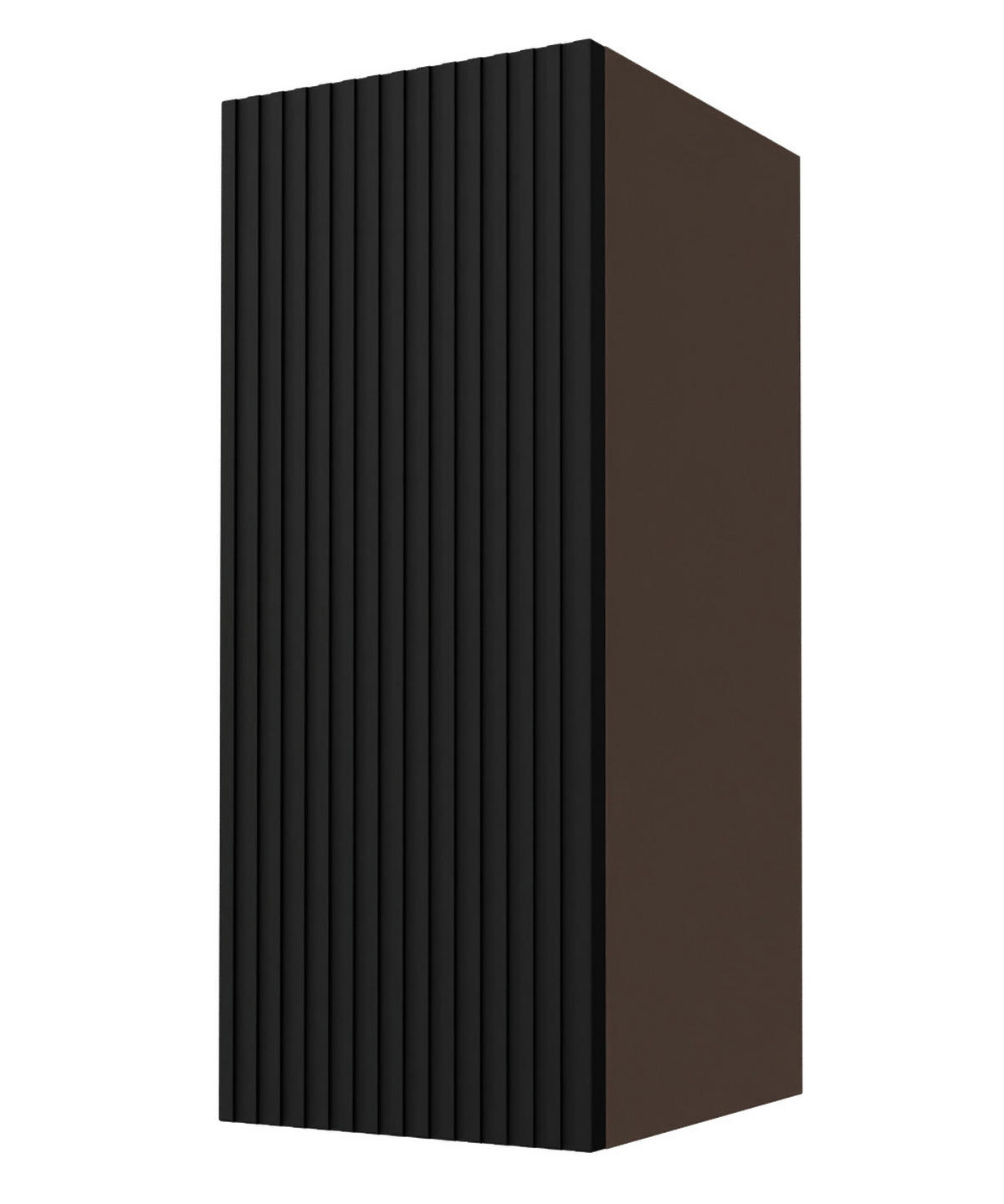 HÄNGESCHRANK Lamello W2/30 Schwarz Matt / Lava 30 / 32,5 / 72cm - Dunkelgrau/Schwarz, Holz/Holzwerkstoff (30/72/32.5cm) - Feldmann-Wohnen