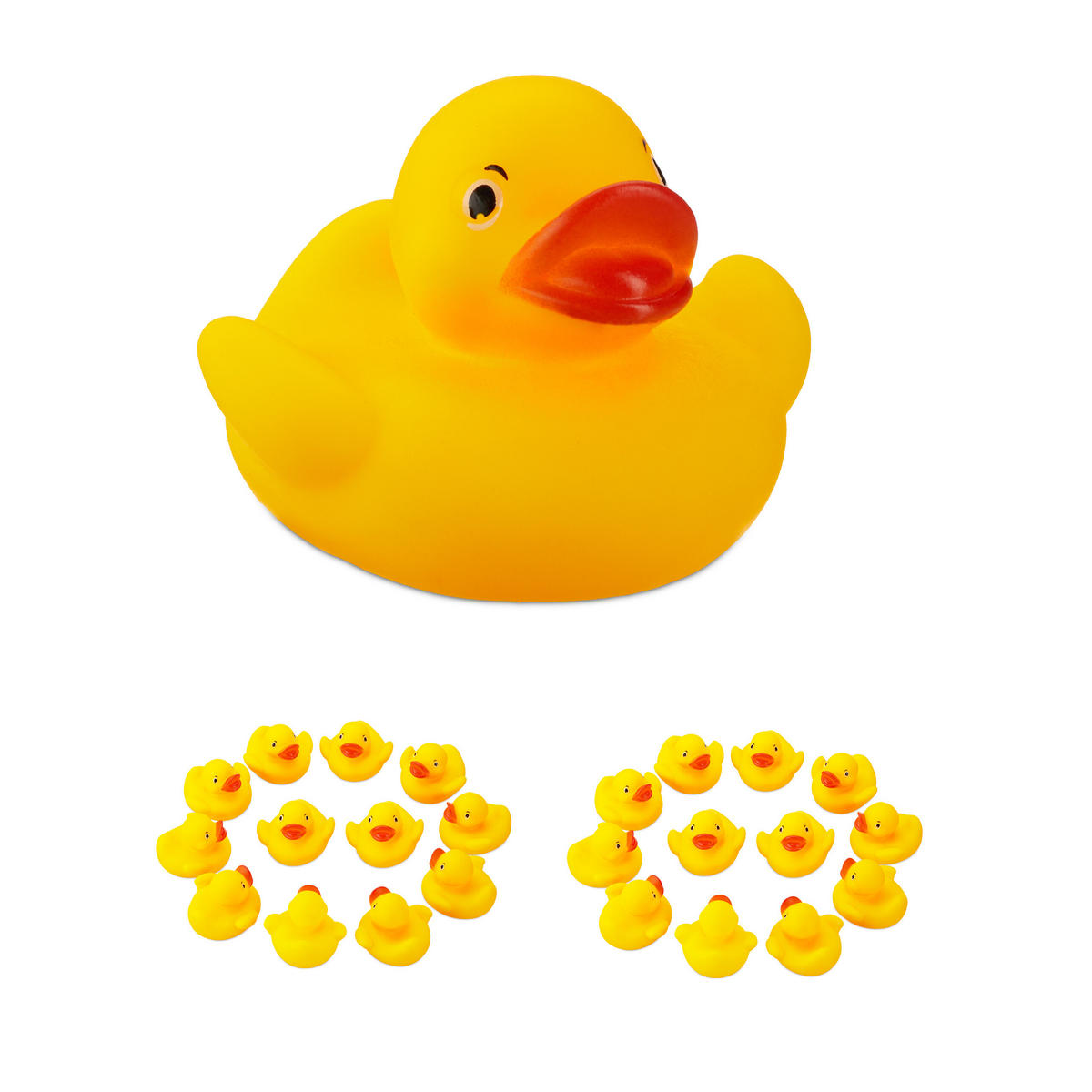 25XKACHNIČKY - žlutá, plast (5.5/4/5cm) - Relaxdays