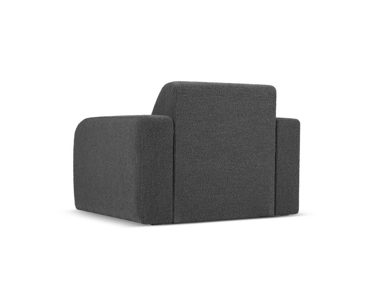 SESSEL Molino aus Boucle dunkelgrau - Dunkelgrau, Textil (95/72/105cm) - Micadoni