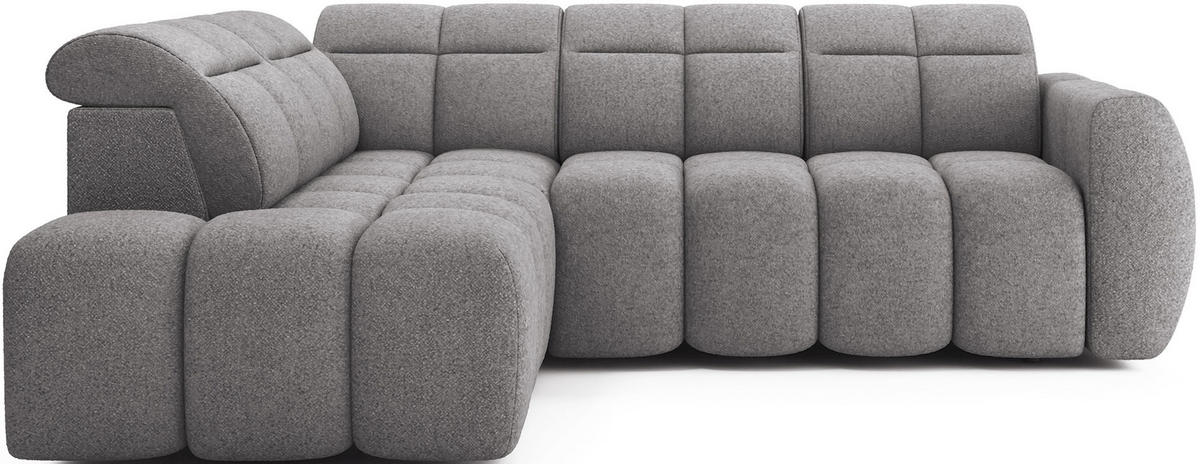 ECKSOFA Eagle L - Grau (Paolli 04) - Grau, Holzwerkstoff (258/208cm) - Möblo