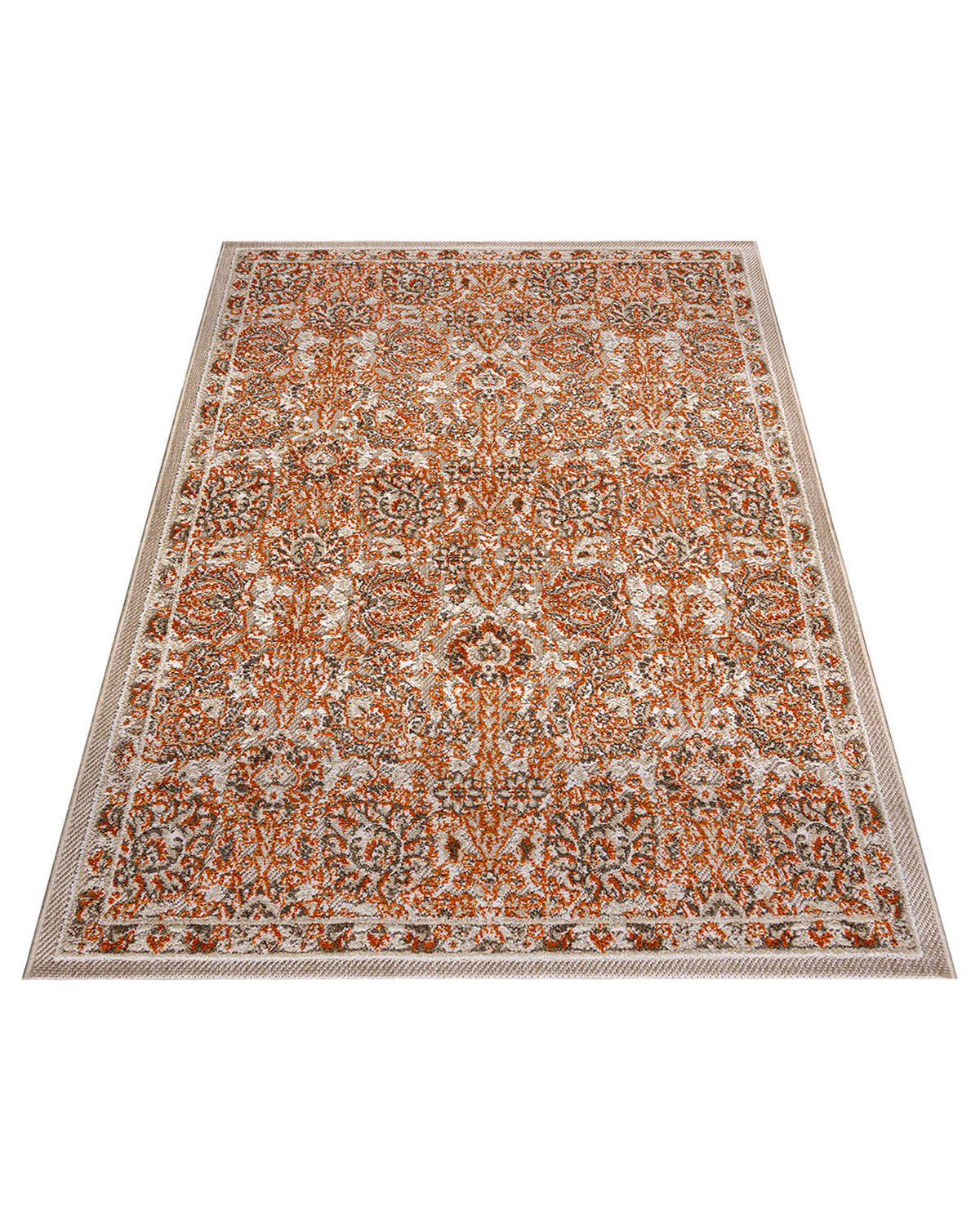 KOBEREC béžový krémový orientálny - 120 x 170 cm - krémová/béžová, textil (120/170cm) - Mazovia