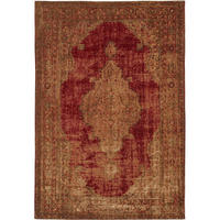 FLACHGEWEBETEPPICH Stay Beige/Rot 75x165 cm - Beige/Rot, Textil (75/1cm) - KUNSTLOFT