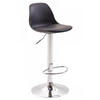 BARHOCKER Kunststoff schwarz - Chromfarben/Schwarz, Kunststoff/Metall (39/82/43cm) - CLP