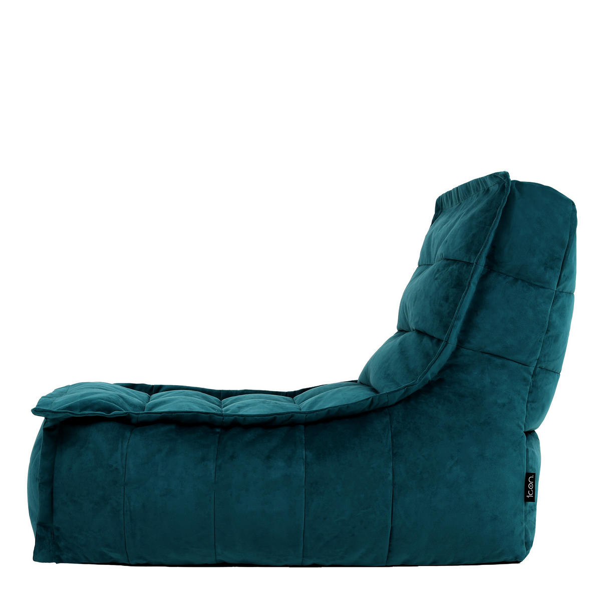SITZSACK Lounger Skandi, Samt - Grün, Kunststoff (79/68/90cm) - icon