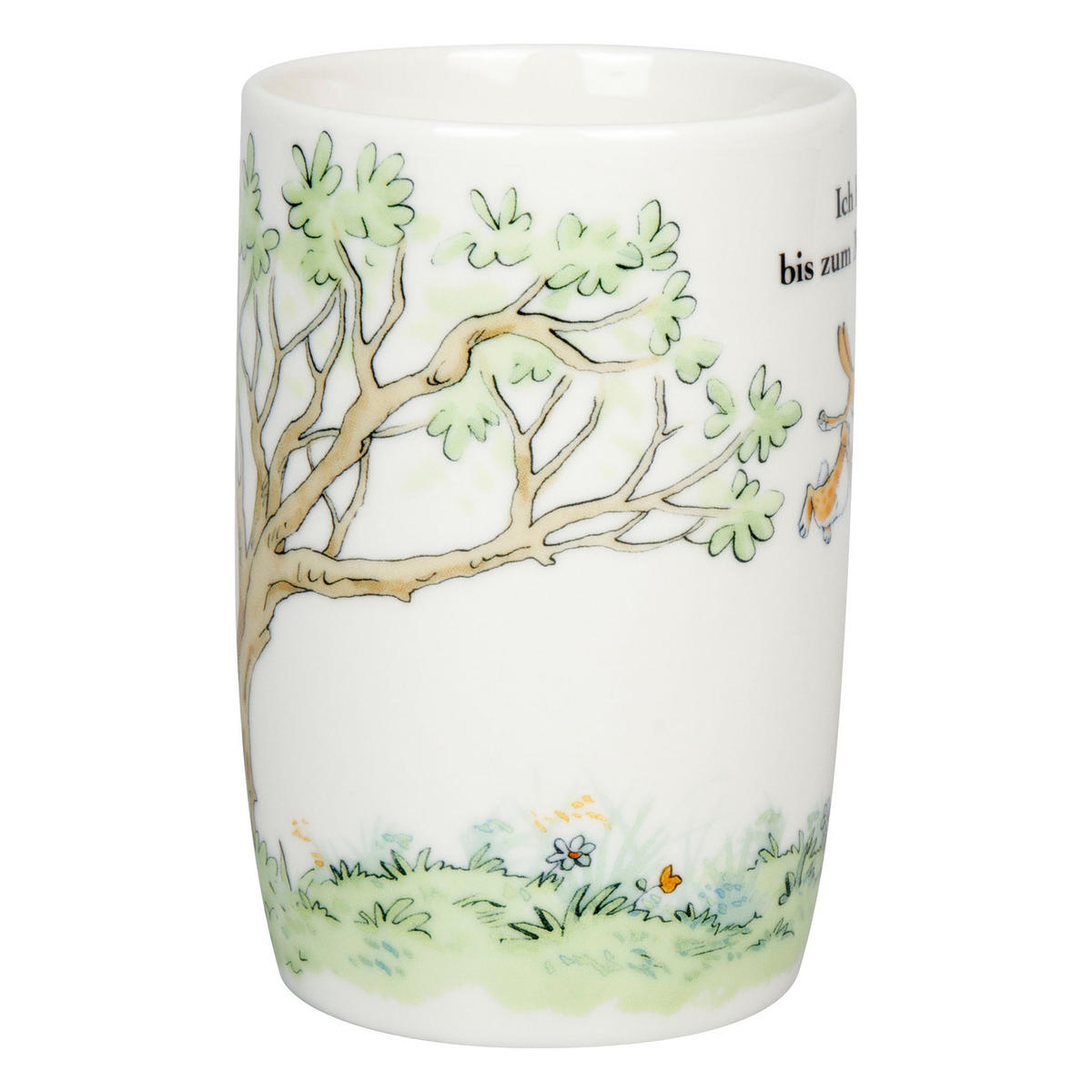 KAFFEEBECHER Ich hab dich lieb bis zum Mond - Naturfarben, Keramik (0.6L) - Könitz