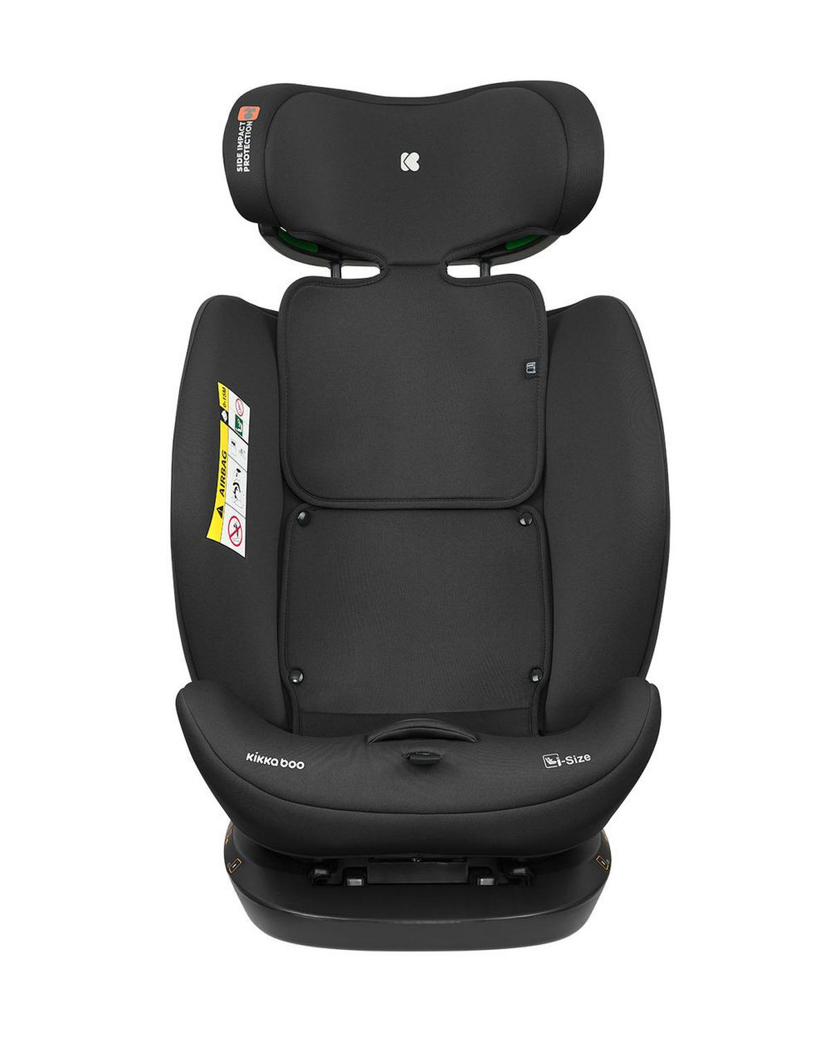 KINDERSITZ i-Explore i-Size schwarz uni (40 - 150 cm) verstellbare Kopfstütze, Gurt - Schwarz, Kunststoff (46/57/48cm) - Kikka boo