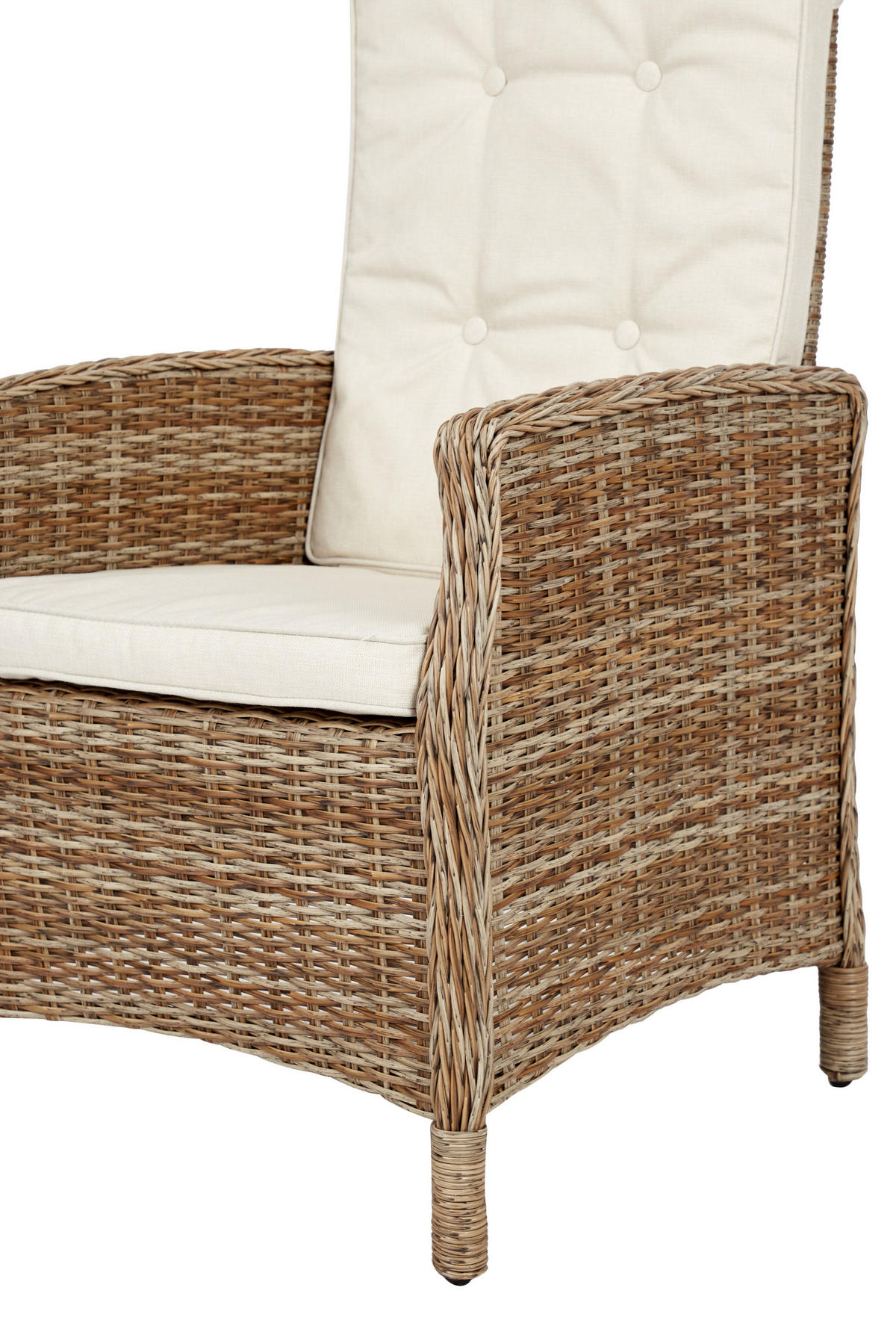 GARTENSTUHL, Gram, Stühle Natur, Rattan, 60 x 70 x 110 cm, 2-teilig - Naturfarben, Naturmaterialen (60/110/70cm) - ebuy24