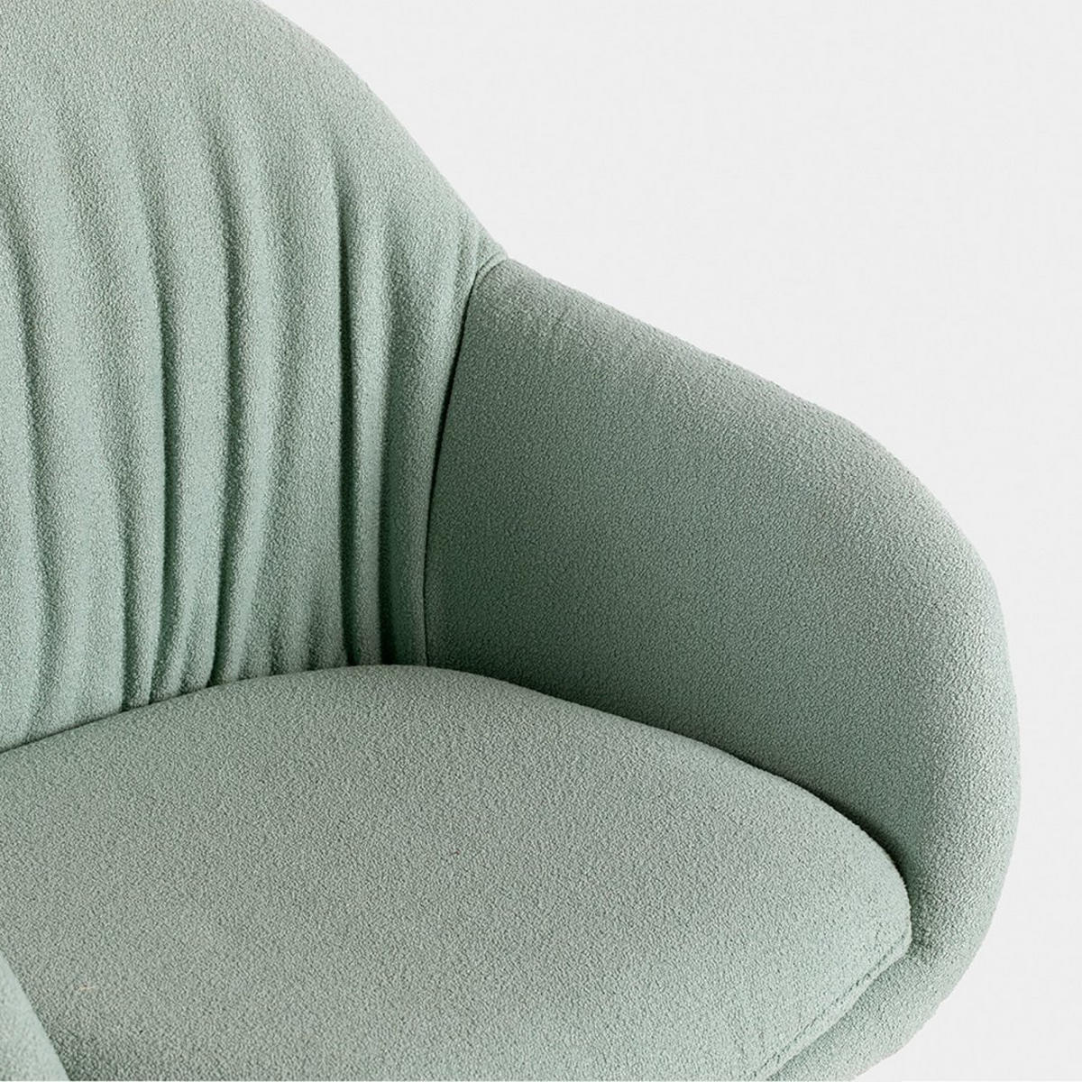 SCHREIBTISCHSTUHL Tasia Grün 56 cm x 78-85,5 cm - Grün, Metall (56/78/58cm)