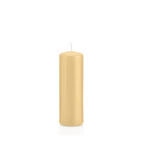 STUMPENKERZEN Champagner Ø 48 x 150 mm, 24 Stück - Champagner, Paraffin (5/15cm) - Wiedemann Kerzen
