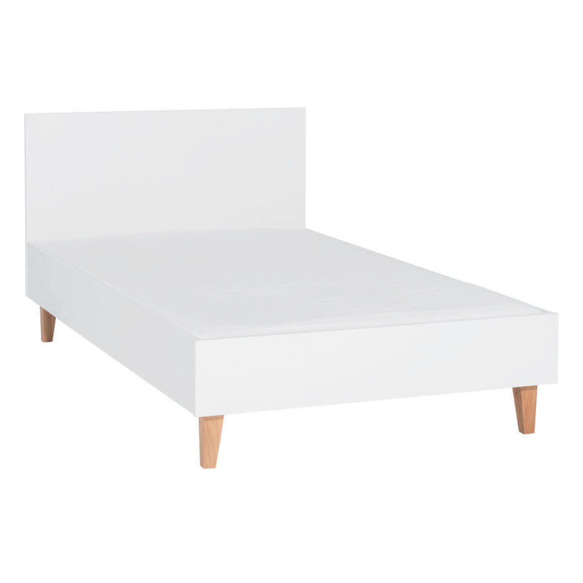BETT 120/200 Grau - Grau, Holzwerkstoff (120/200cm) - Petits-meubles