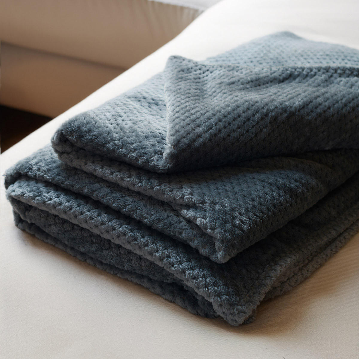 DECKE Noah grau 150/200 cm - Grau, Textil (200/150cm) - Homla
