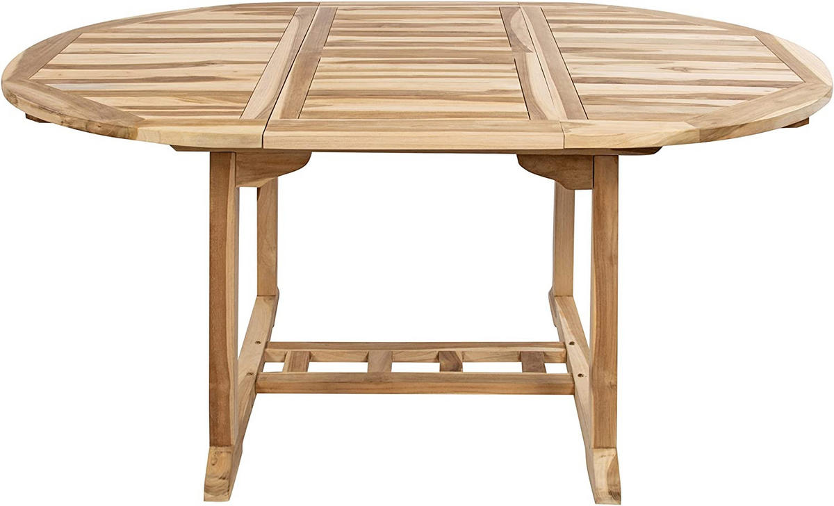 GARTENMÖBELSET 4TLG. BORNEO ARUBA - Beige, Holz - SAM