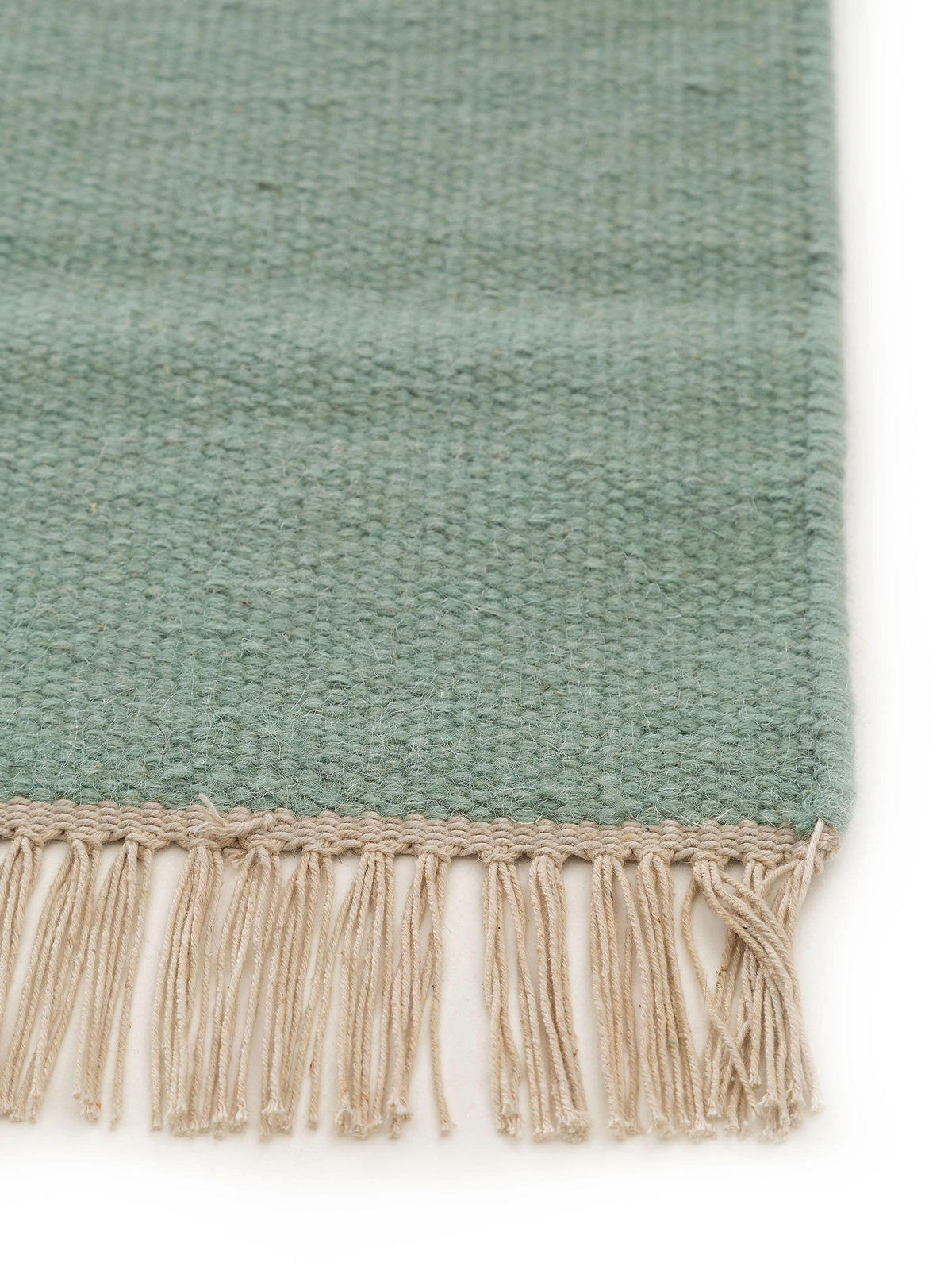 TEPPICH Liv Hellgrün 80x250 cm - Hellgrün, Textil (80/250cm) - benuta Pop