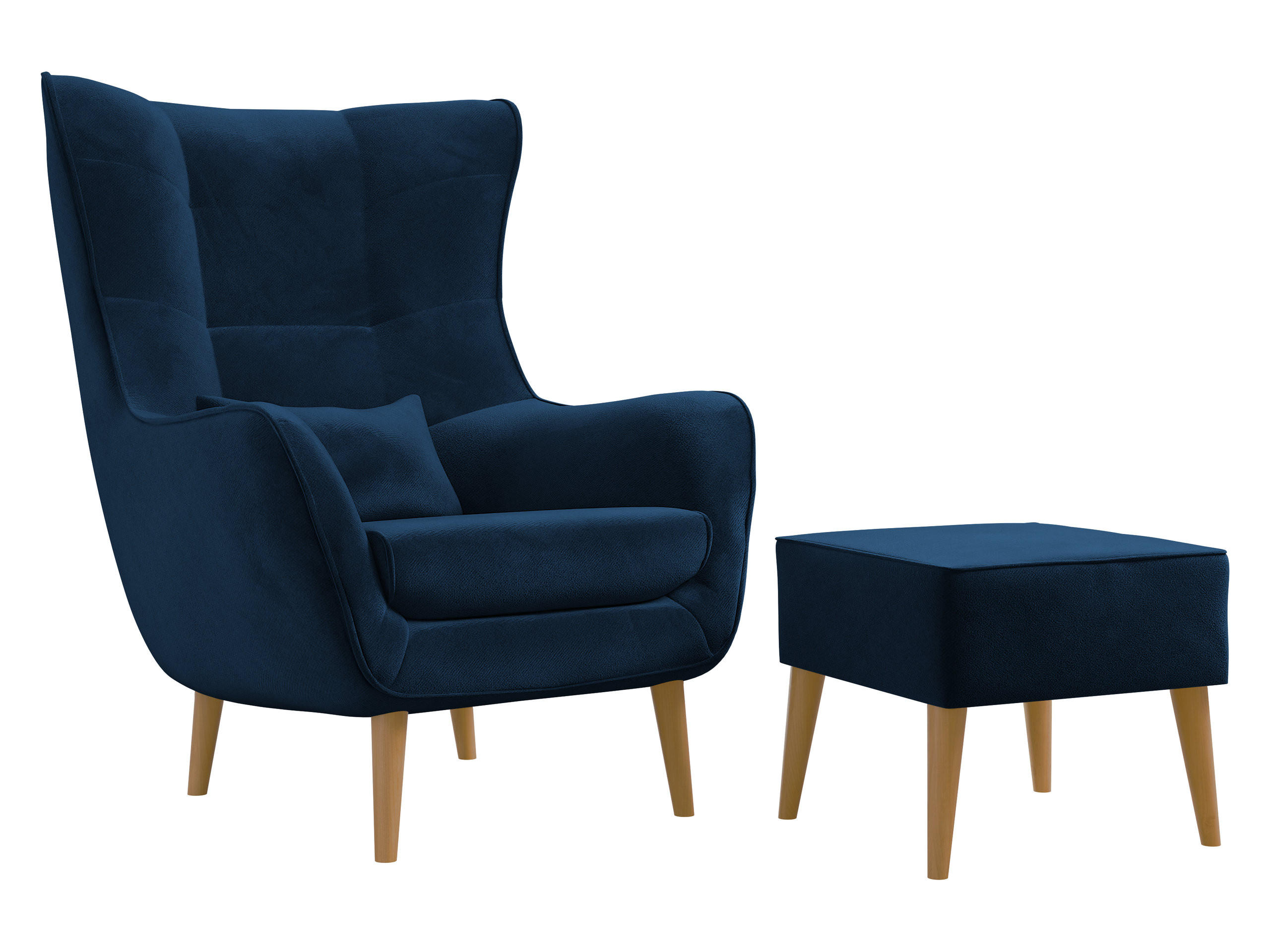Mirjan24 Sessel Blau 80x106x95 cm