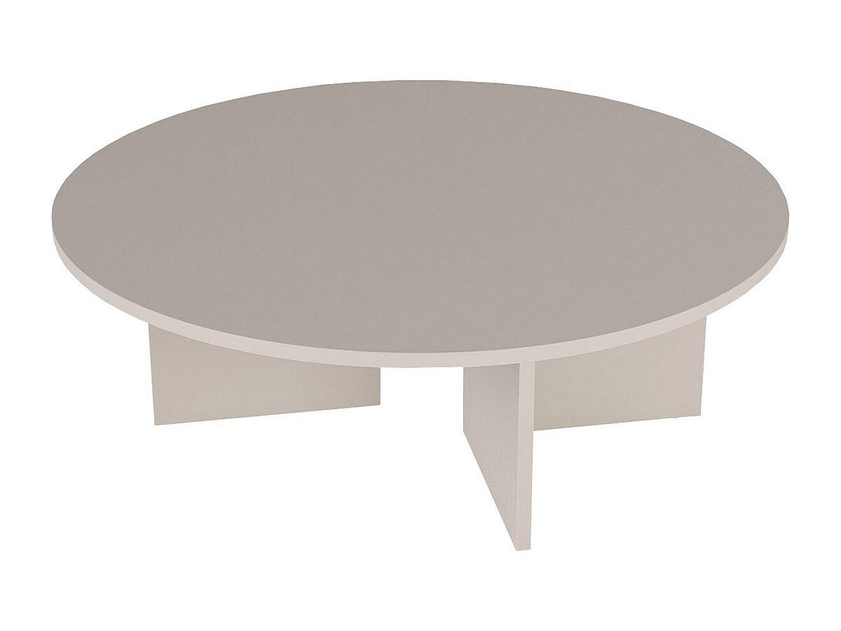 COUCHTISCH - 90 cm x 90 cm - holz - beige Topania - Beige, Holz (90/90/31.4cm) - Vente-Unique