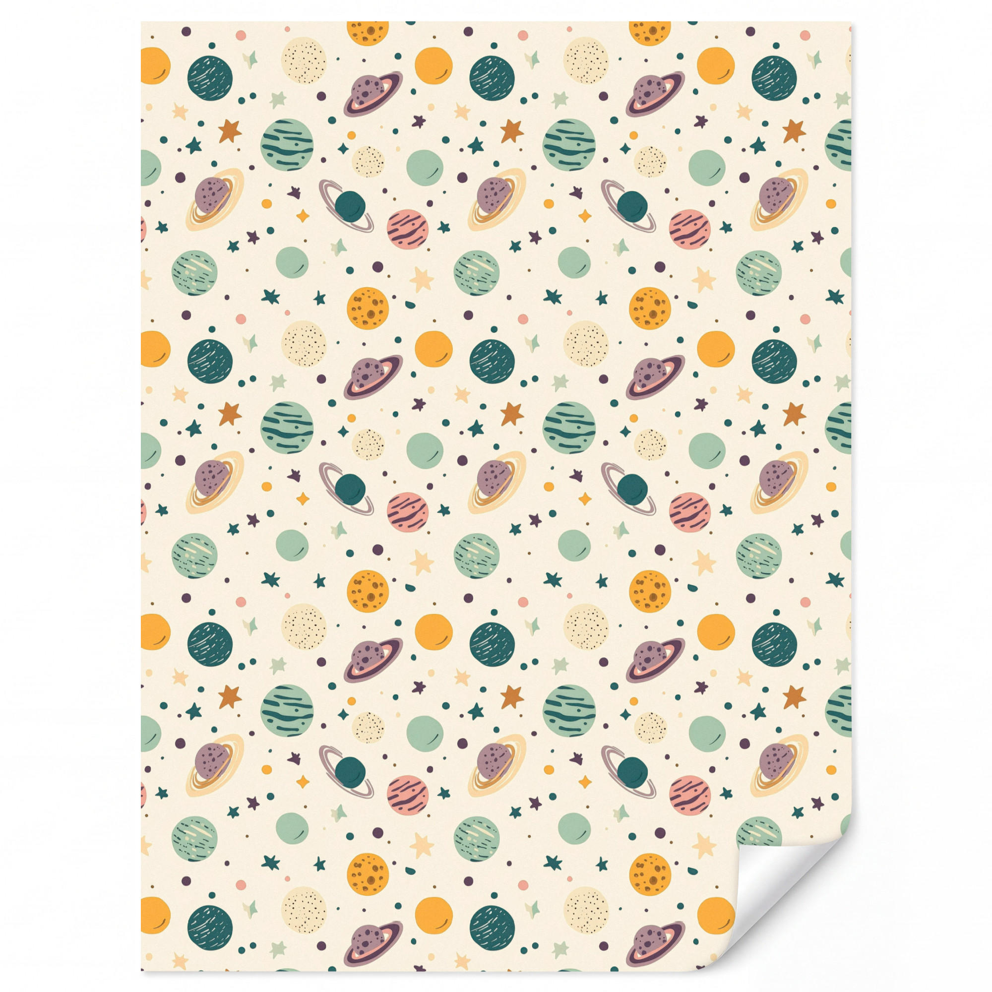 OnlyWow Kindertapete Creme 200x280 cm