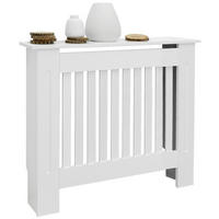 HEIZKÖRPERVERKLEIDUNG Landhausstil 78 x 19 x 82 cm Weiß - Weiß, Holzwerkstoff (19/78/82cm) - ECD-Germany