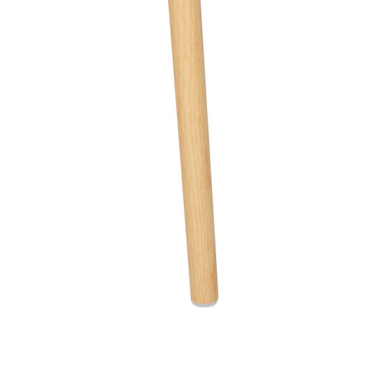 ESSZIMMERSTUHL 2er-Set Metall beige/heller Holzfarbton Adaver - Hellbraun/Beige, Metall (47/79/48cm) - Beliani
