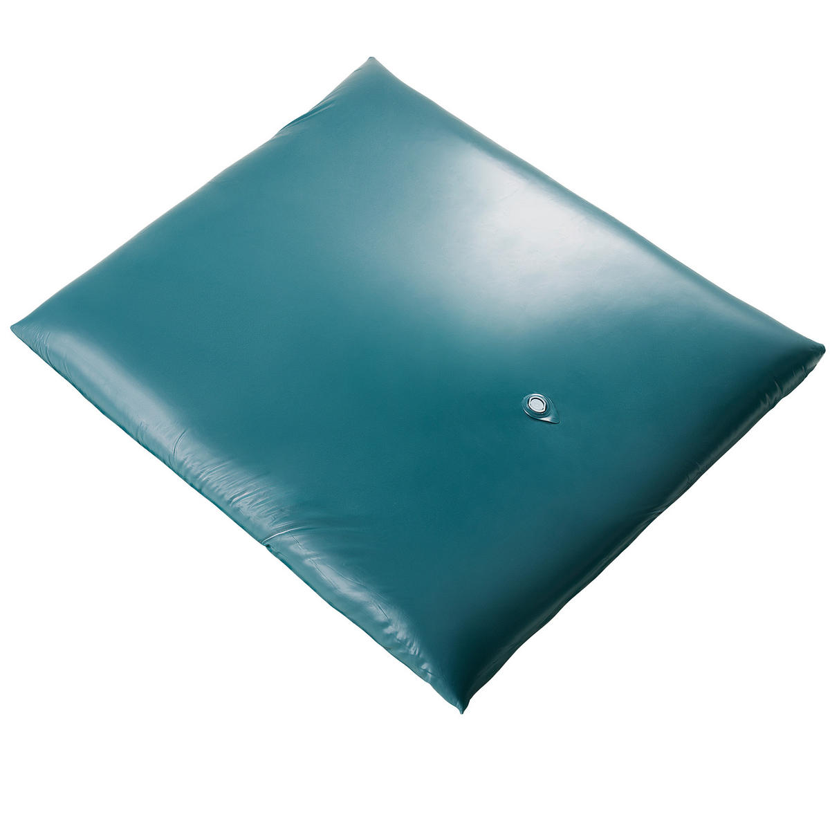 WASSERBETTMATRATZE Leicht beruhigt 180/200/20 cm Mono - Blau, Textil (180/200cm) - Beliani